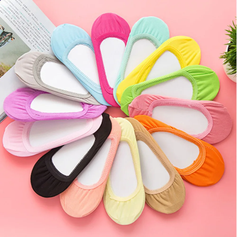 Invisible Short Woman Sweat summer comfortable cotton bamboo  girl women's boat socks ankle low female invisible 1pair=2pcs ws41