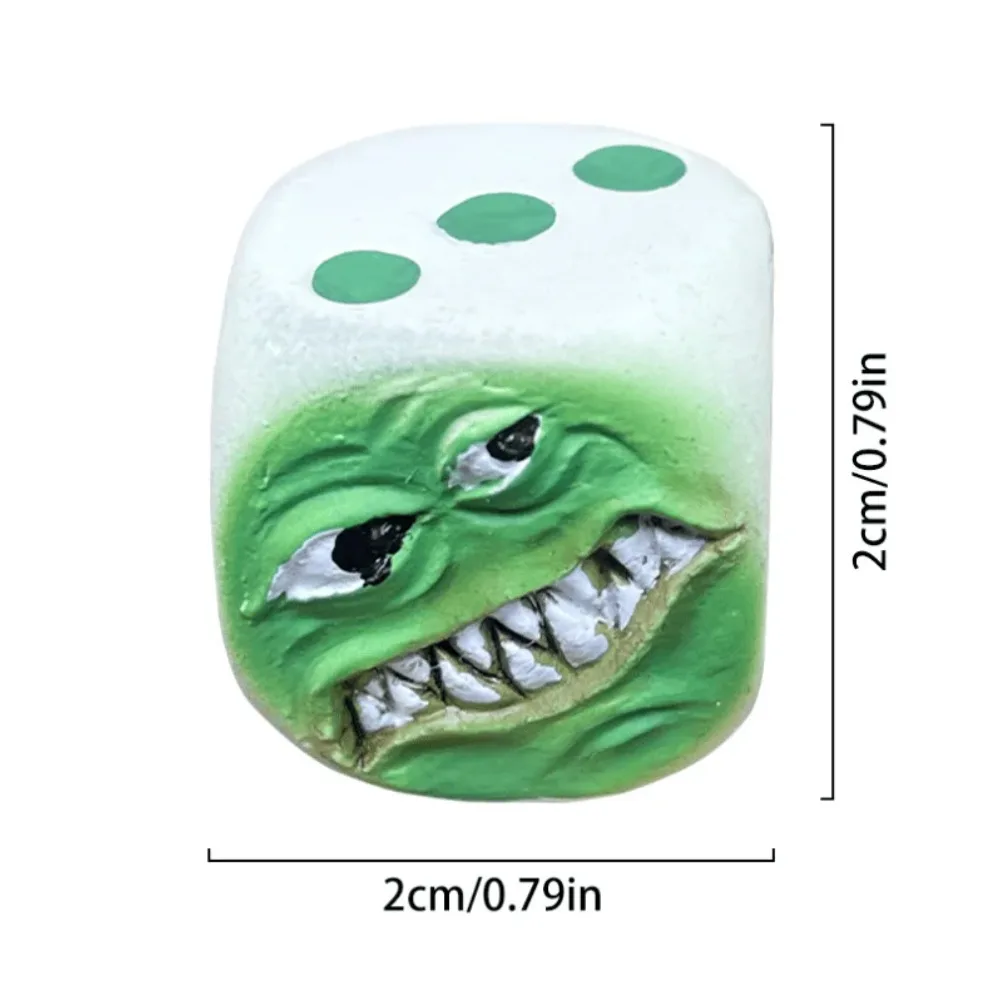 Monster Dice Set For Table Games Halloween Family Reunion Character Fun Monster Dice Creative Party Board Game Demon Dice