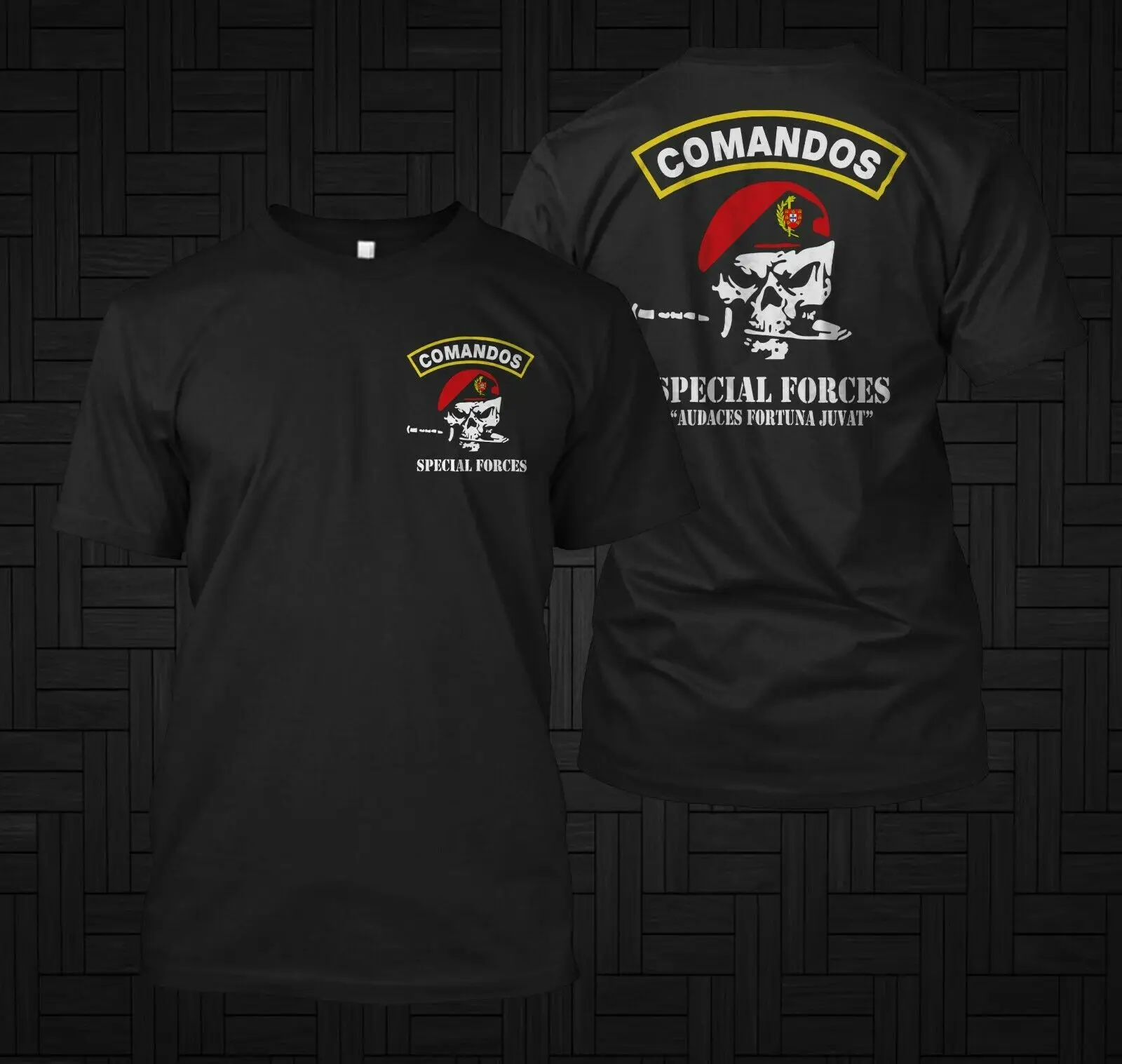 Portuguese Army Special Forces Commando Comandos Portugal Military T-Shirt Short Sleeve Casual Cotton O-Neck Men TShirts