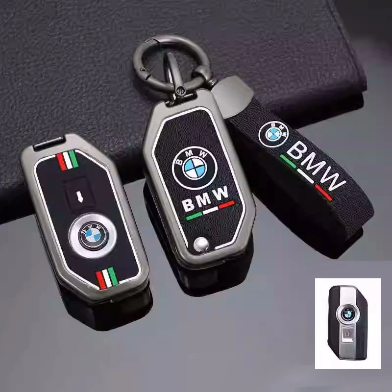 Zinc Alloy Motorcycle Key Case Fob Cover for BMW F750GS F850GS F900R K1600GT R1200GS LC ADV R1250GS ADV C400gt GSA 1250 GS 1200 