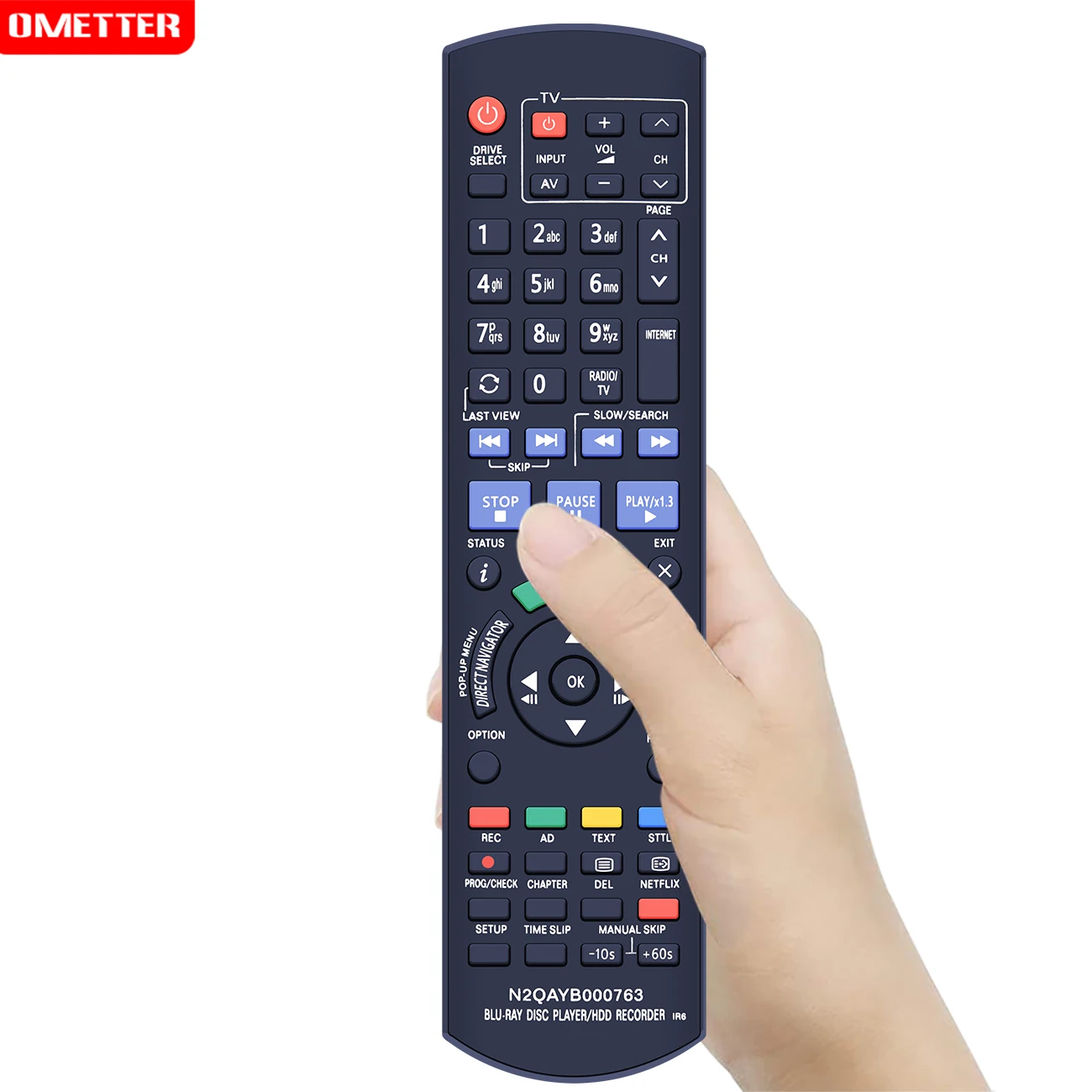 N2qayb000763 controle remoto substituído por panasonic DMR-PWT420EB DMR-PWT530