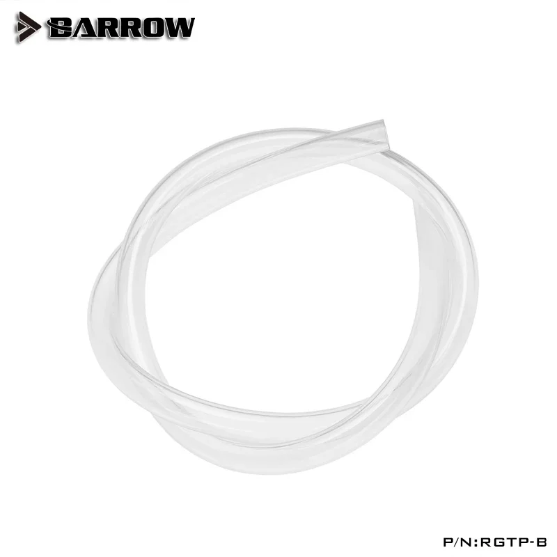 Barrow  RGTP-B Transparent Soft Tube, 10x13mm, 3/8 Hose For Computer Water Cooling System, CPU GPU Cooler Tube,