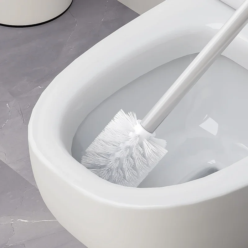 1 PC Replacement for Bathroom Cleaning Toilet Brush White and Black Head Hold Bathroom Tool image 3
