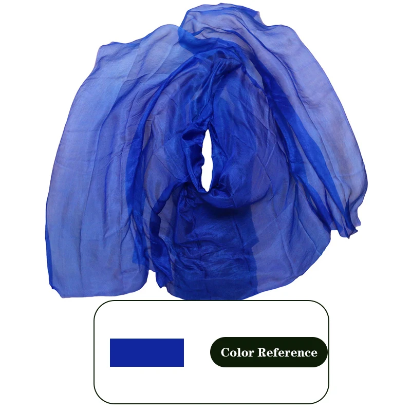 Women Belly dance Silk Veil Real Silk Hand Throw Dance Scarf Worship Church Praise Props Flowy Gradient Customized 250 270 300cm