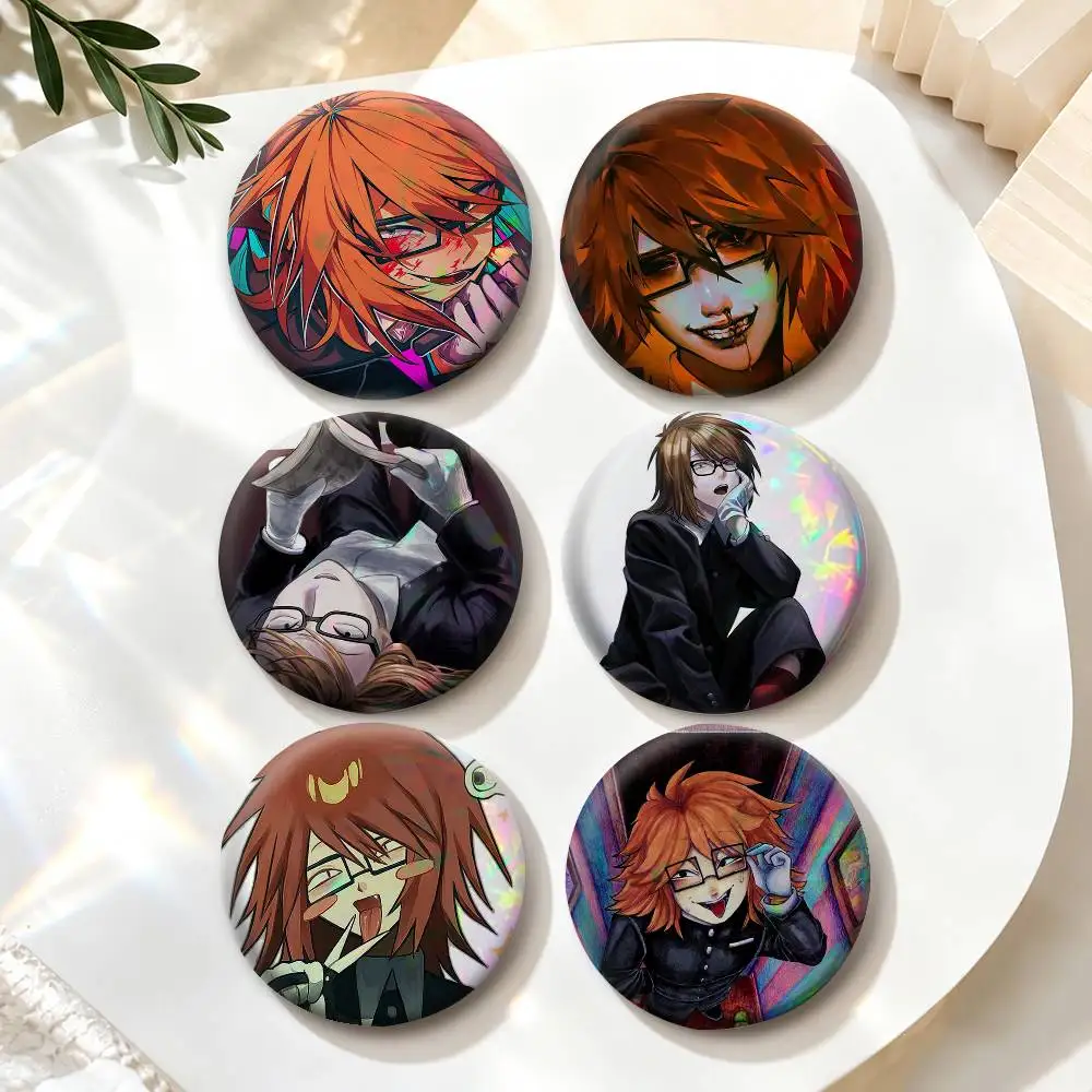 Horror Comic R-Randal Ivory Ranfren  Badges Creative Tinplate Button PinsBrooch Badge Clothes Backpack