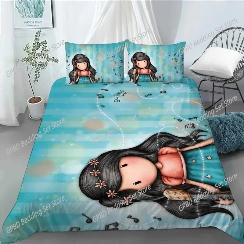 Santoro Gorjuss 3D NEW Duvet Cover Pillowcase Bedding Set Adult Boy Girl Bedroom Decoration Children Single Double Large