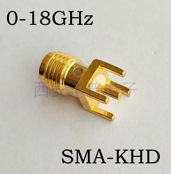 SMA-KHD RF Coaxial Connector PCB Printed Board Socket High Frequency Antenna Base SMA-KE RF Connector