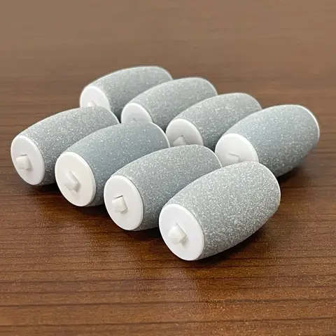 2/4/6/8pcs Electric foot scrubber replacement roller head, foot exfoliator for removing dead skin, to remove hard skin