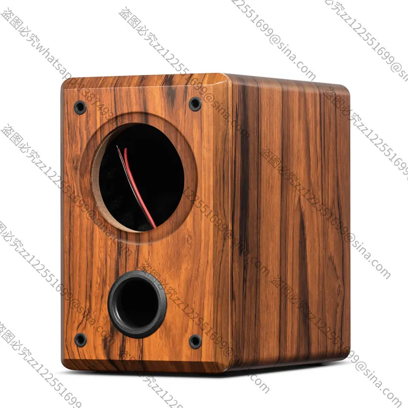 Suitable for Enthusiast-grade 4-inch Full-range Maze Speakers, Empty Box Body DIY Subwoofer Shell, Thickened Wooden High-grade