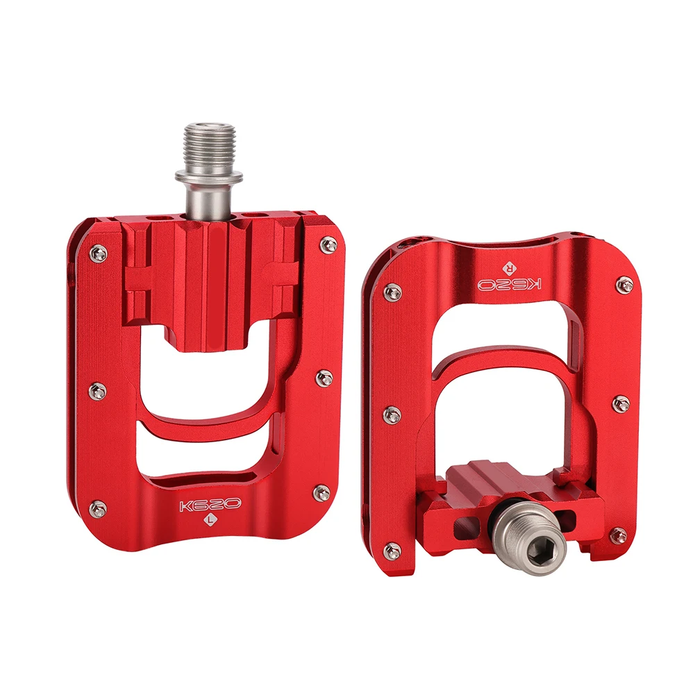 

9/16 Inch Foldable Bicycle Pedals For Brompton MTB Folding Road Bikes With Anti Slip Pins And Sealed Bearing Design