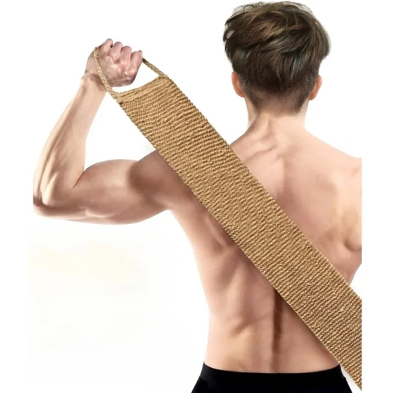 Extra Rough Exfoliating Back Scrubber Shower Towel, Heavy Duty Dead Skin Remover Bath Cloth for Men, Deep Cleansing Bath Tools