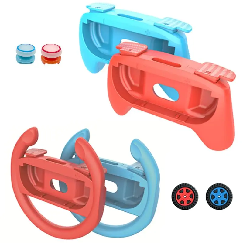 Hand Grips Steering Wheel for Switch 2 Game Console Handle Hand Grip Case JoyCon Grip for Nintendo Switch Accessories