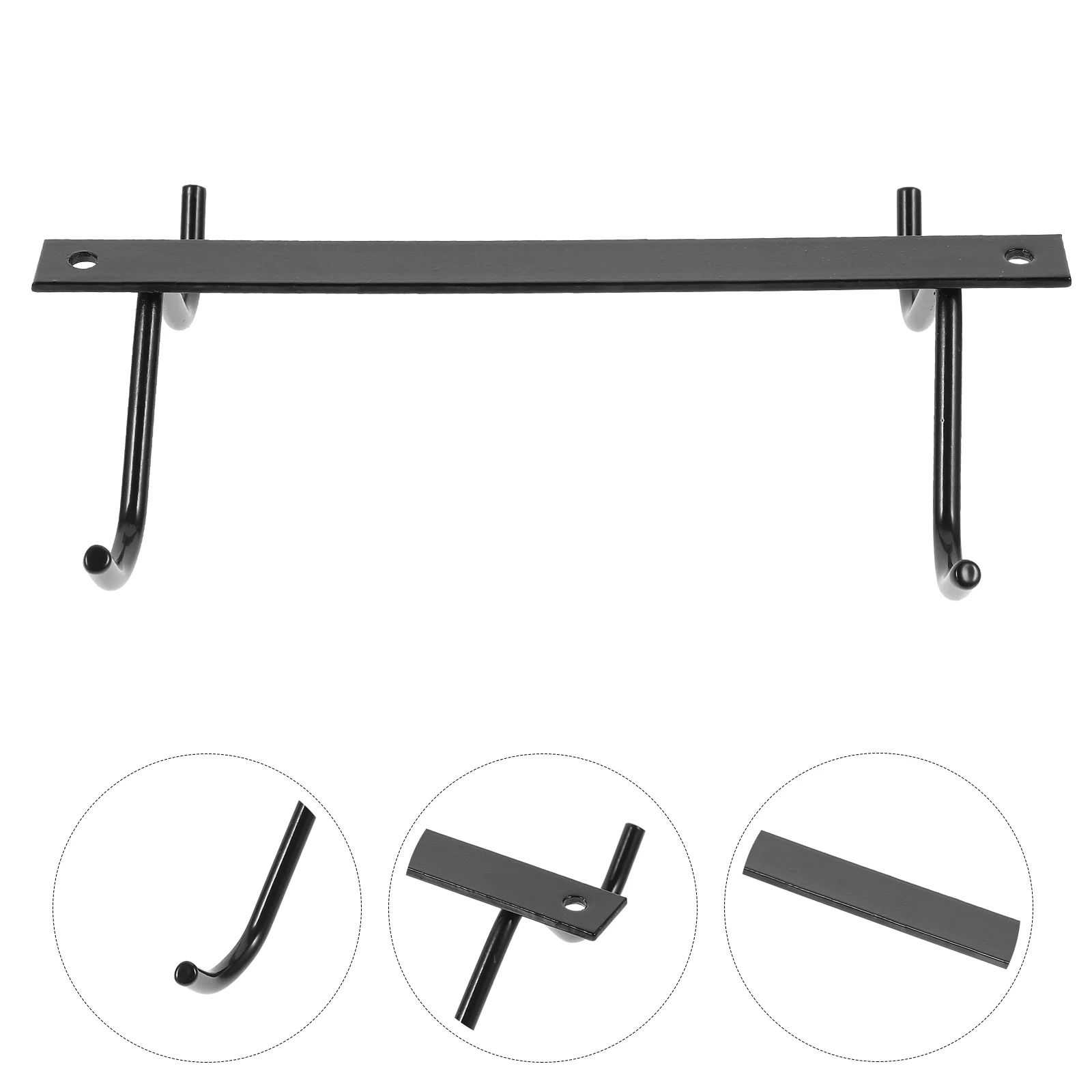 

2 Pcs Kitchen Hook Rack Cup Holder Mug under Cabinet Racks Coffee Holders Tea Stainless Steel Shelf Hanger