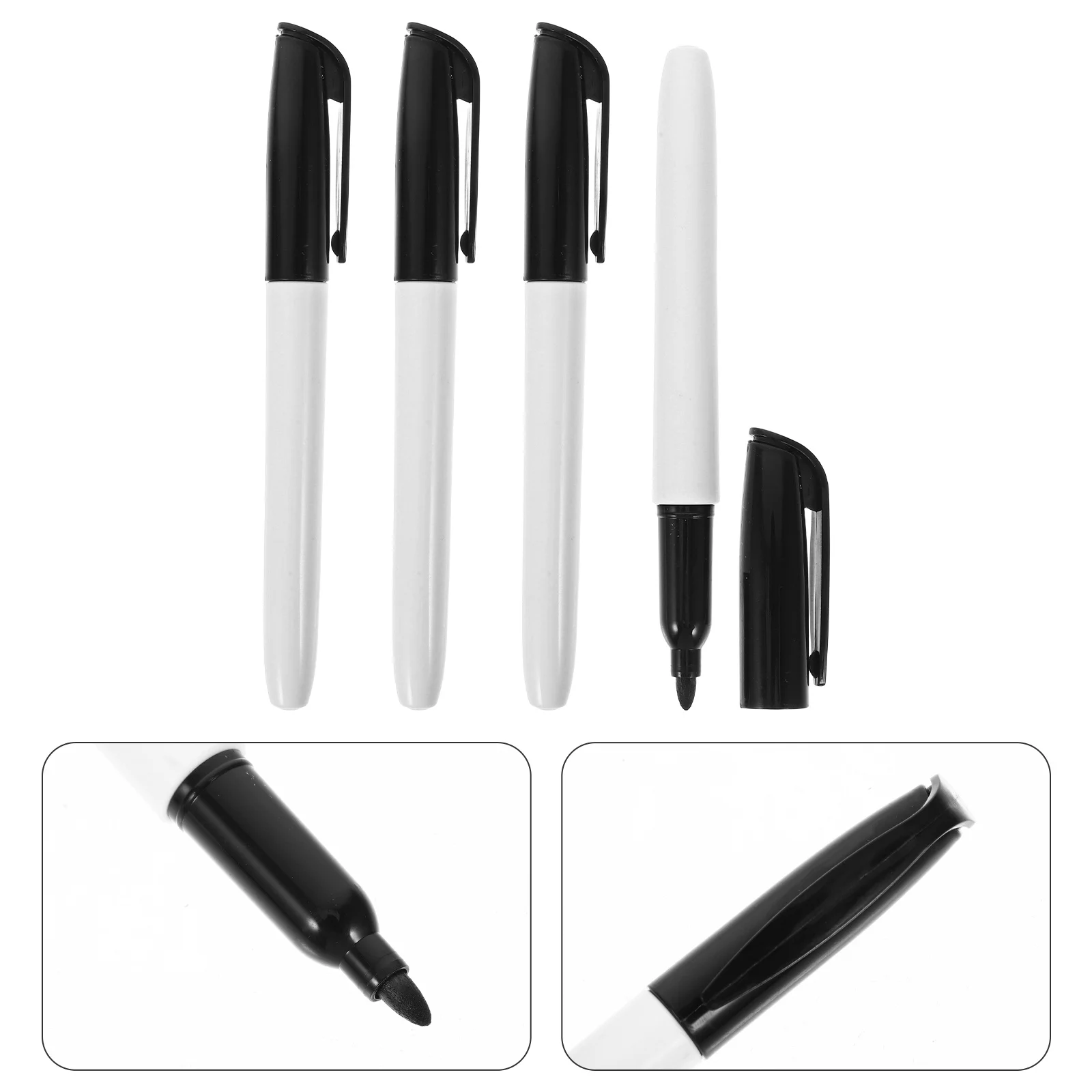 

4Pcs Water-Based Erasable Dry Erase Markers Whiteboard Pens Liquid Chalks for Classroom Teaching Office Use Dry Erase Markers