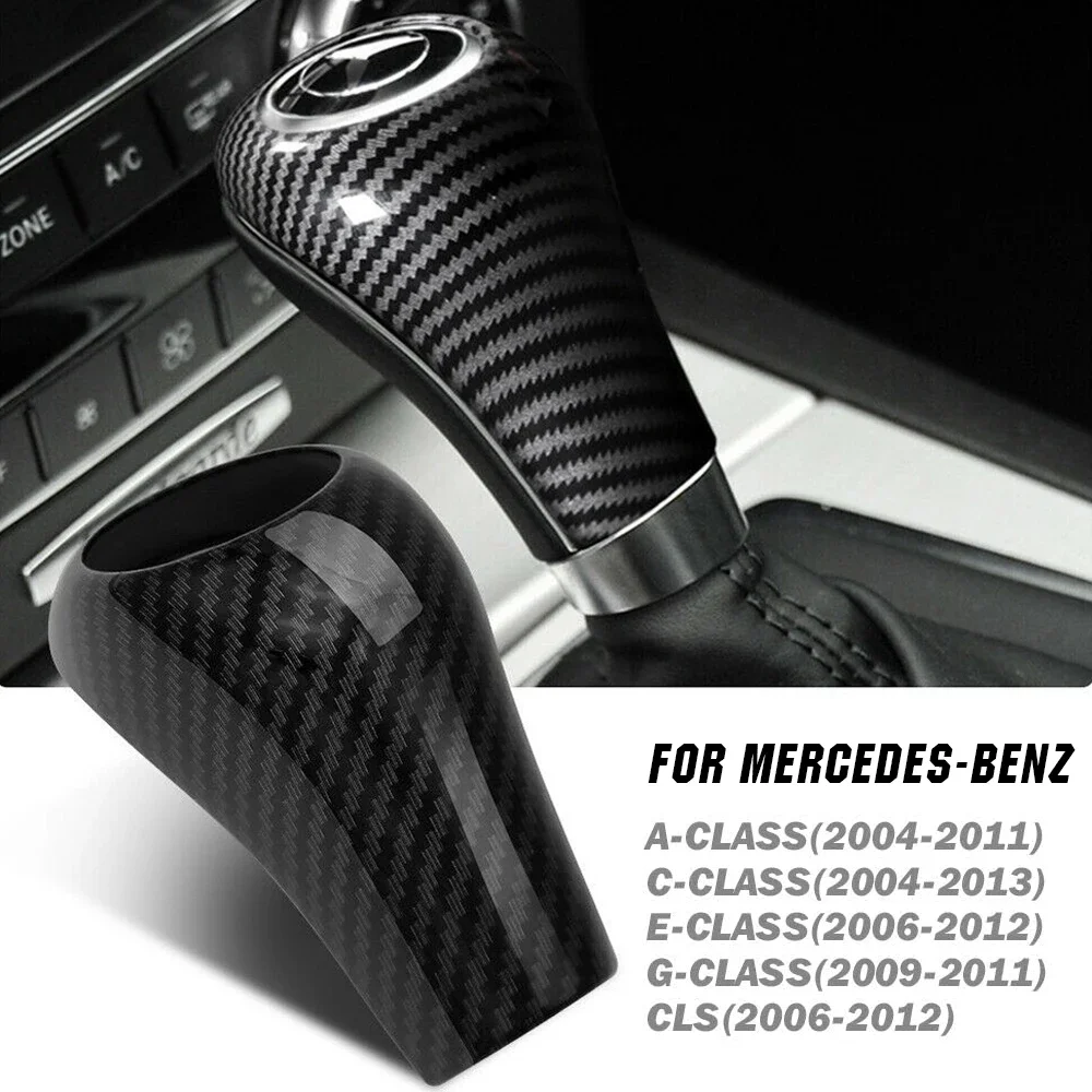 

For Mercedes Benz A C E G GLK CLS Class W169 W203 W204 W211 W212 W463 X204 W219 W218 Car Gear Shift Knob Cover Trim Accessories