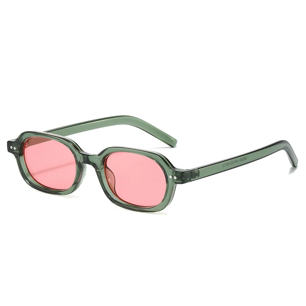 Unisex Retro Oval Frame Eyewear Fresh Color Tint Colorful Sun Glasses for Men And Women
