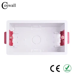 COSWALL 146 / 172 Type 46mm/34mm Depth Dry Lining For Gypsum Board / Drywall / Plasterboad Wall Switch BOX