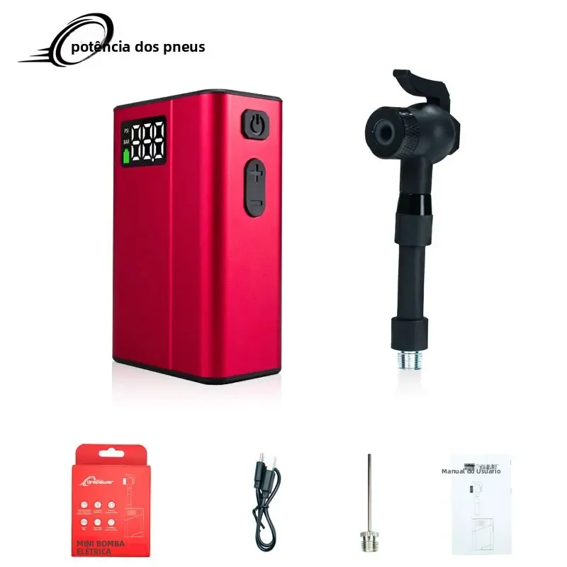 ctrepower-portable-mini-electric-bicycle-pump-120psi-type-c-rechargeable-air-inflator-bike-pump-mtb-road-av-fv-valve-cycling-pum