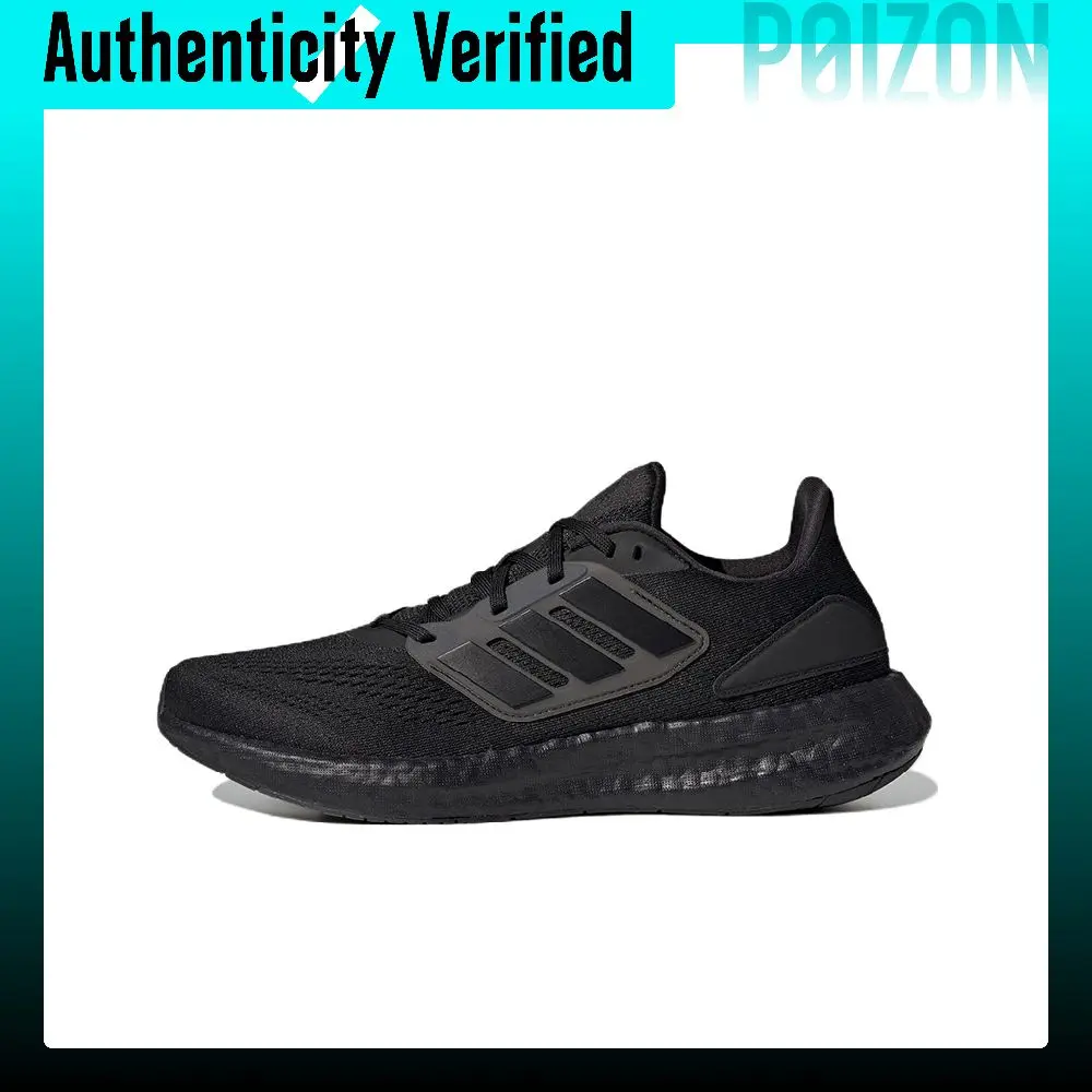 Adidas Pureboost 22 Mesh Low top BOOST Physical Fitness Test & Exam Running Shoes Unisex Black GZ5173