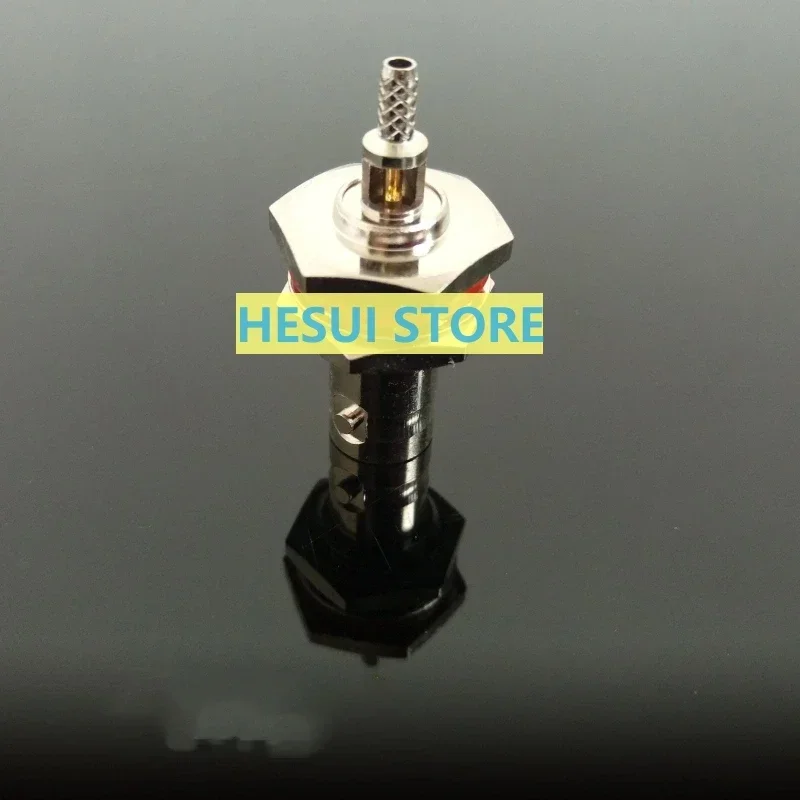 RF connector Q9/BNC-C-KY-1.5/-3 waterproof connector connected to 50-1.5/-3 coaxial cable
