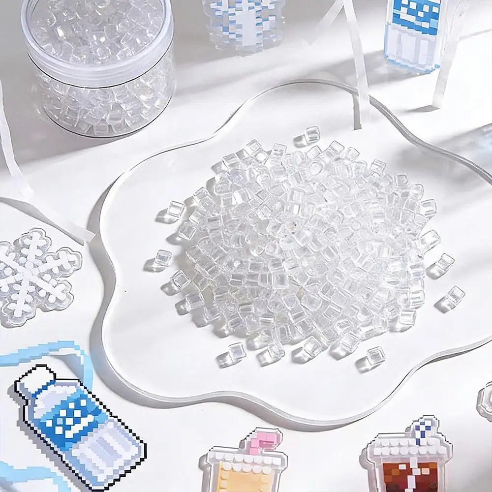 New High-Transparency Handmade DIY Perler Beads 2.6mm Handmade Glass-Colored Perler Bead Heat Press Perler Bead