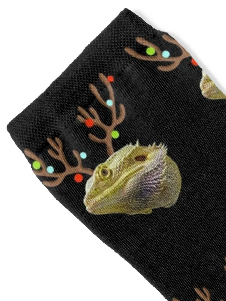 Bearded Dragon Ugly Christmas Ornament Funny Socks heated socks Socks set happy socks Women Socks Men's