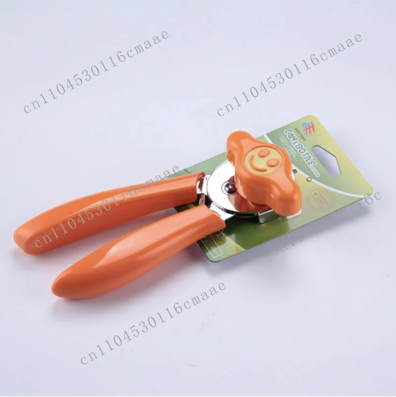 Hot Selling Household Portable Tools Metal Can Opener Smiley Face Bottle Opener Can Opening Cap