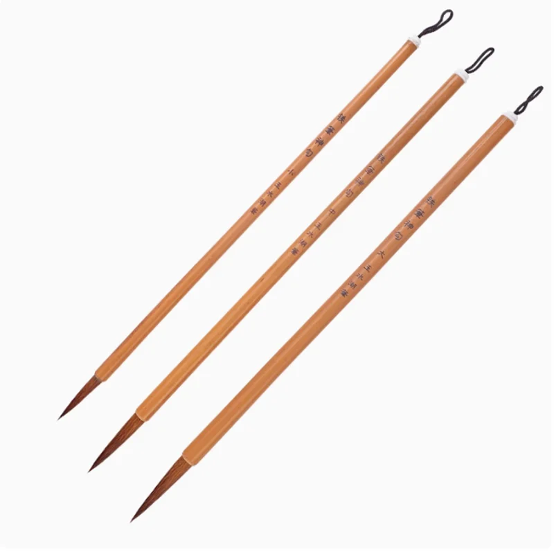 Chinese Calligraphy Brushes Pen Set Painting Writing Drawing Brush Small Regular Script Hook Line Pen Stationery Craft Supply