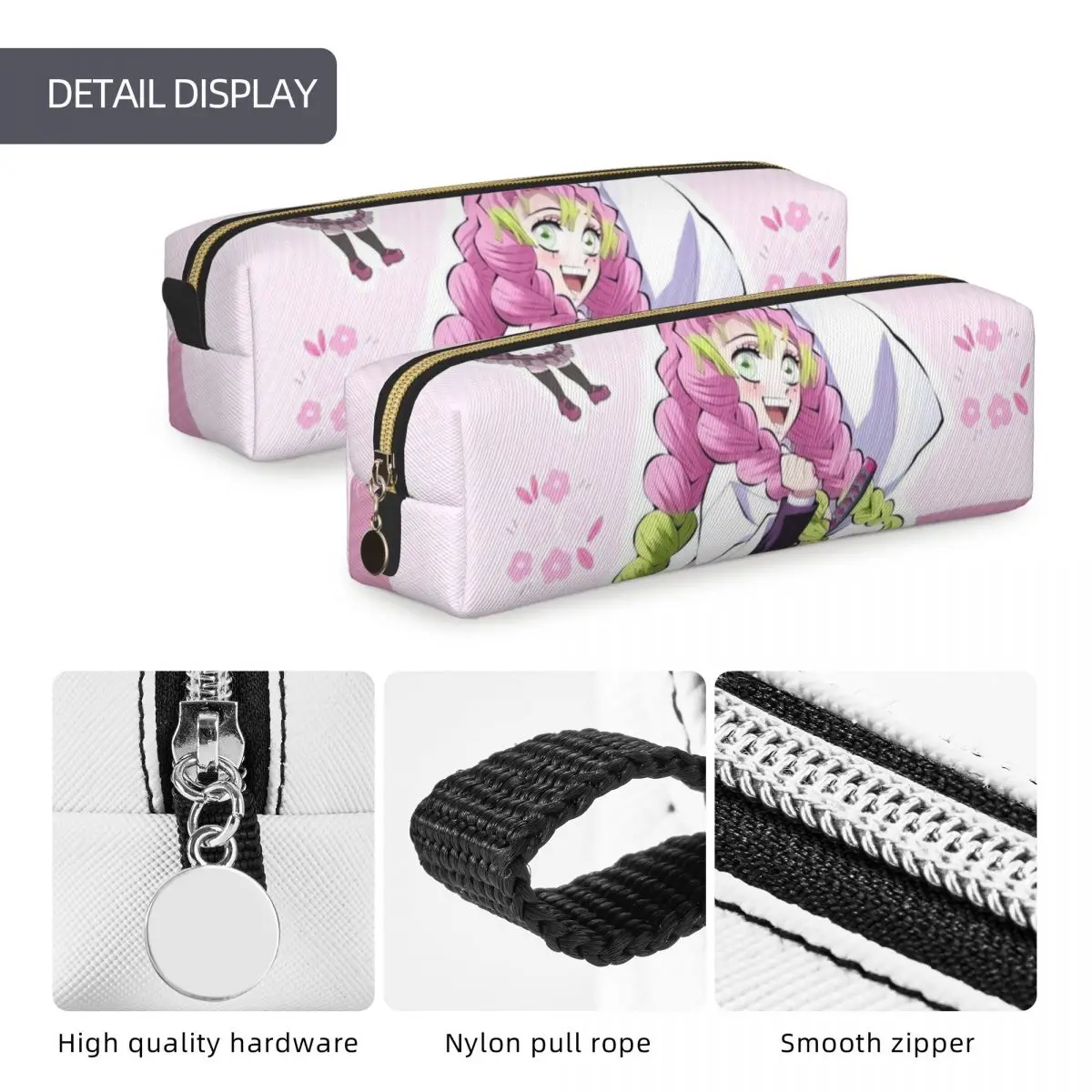 هاشيرا ميتسوري كانروجي مقلمة شيطان القاتل صندوق رصاص صندوق القلم لفتاة صبي حقائب ذات سعة كبيرة الطلاب الهدايا القرطاسية