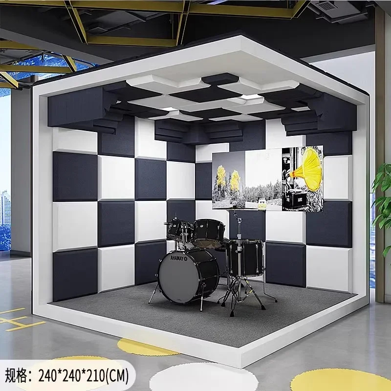 Home Recording Studio Mobile Soundproof Room Family Ktv Soundproof Room Live Sleeping Compartment Piano Set Drum Soundproof Room