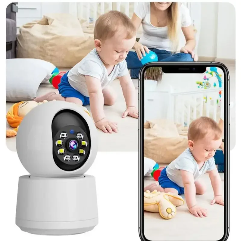 Oneplus 360° Rotatable Smart Camera WiFi Controllable Auto Tracking 2-way Audio Color 4K Night Vision Monitor Indoor Safety Cam