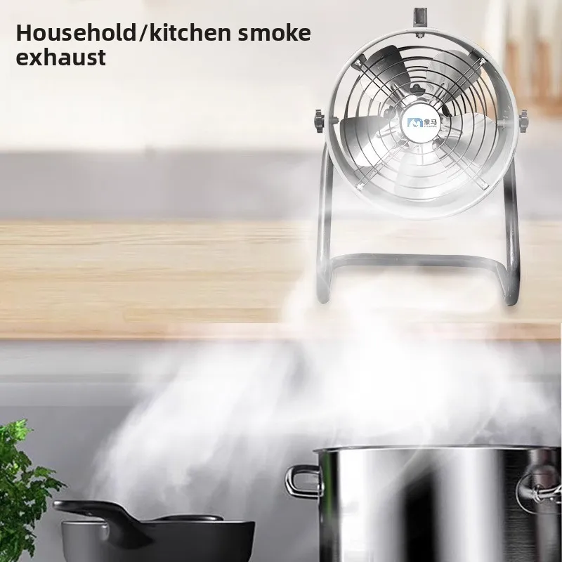 Mobile BBQ Smoke Extractor with Detachable Ventilation System for Rental Room Exhauster Portable Kitchen Hood