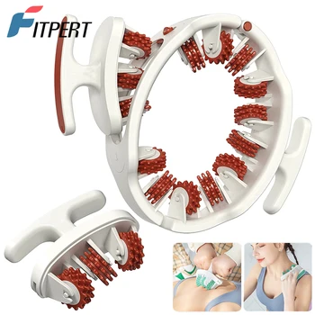 Cellulite massager manual muscle muscle trainer for leg, neck, arm and foot, multi-function pelvic floor massage roller beauty