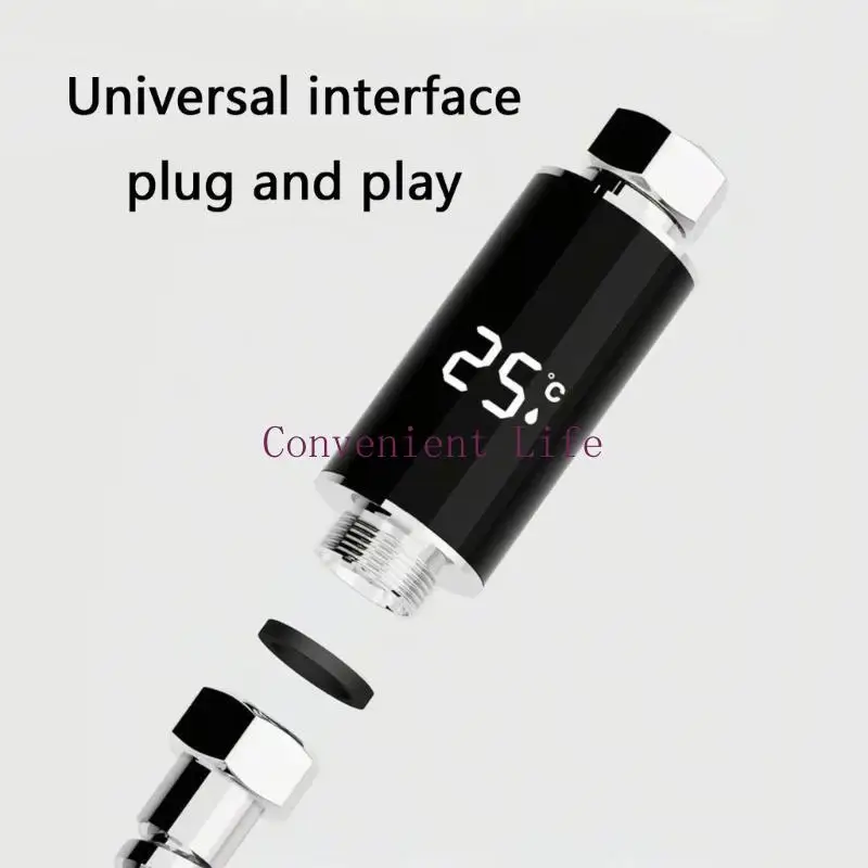 

L1EE Baby Bath Temperature Monitor LED Display Water Power Thermometers Portable Waterproof Faucet Thermometers