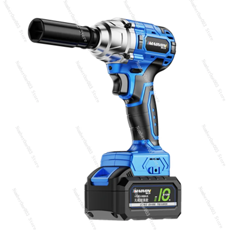 

Brushless Electric Wrench High Torque Lithium Battery Auto Repair Power Tool Rechargeable Powerful Socket Air Impact Drill