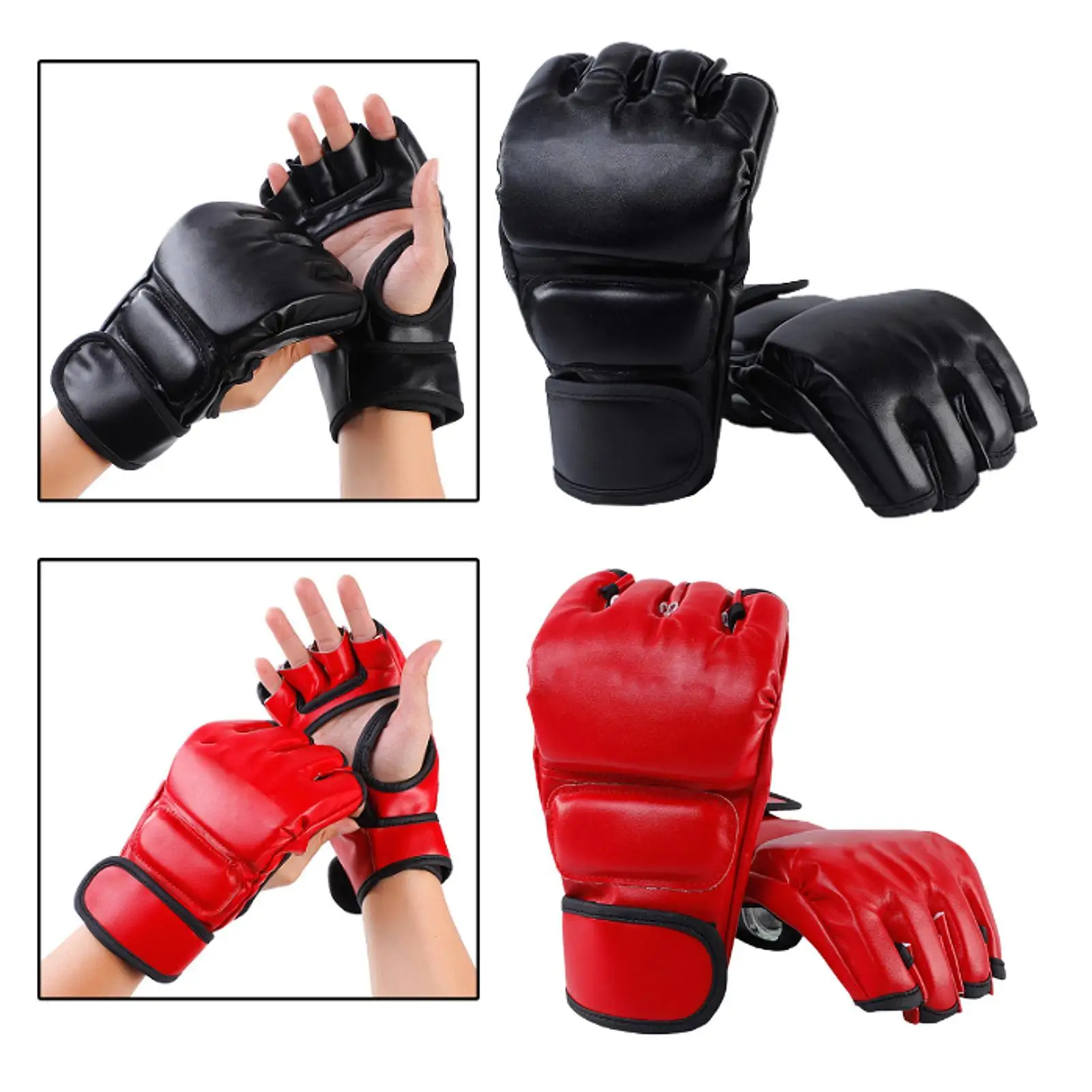 

Boxing Gloves Lightweight Shockproof Mitts for Muay Thai Mma Karate Fighting