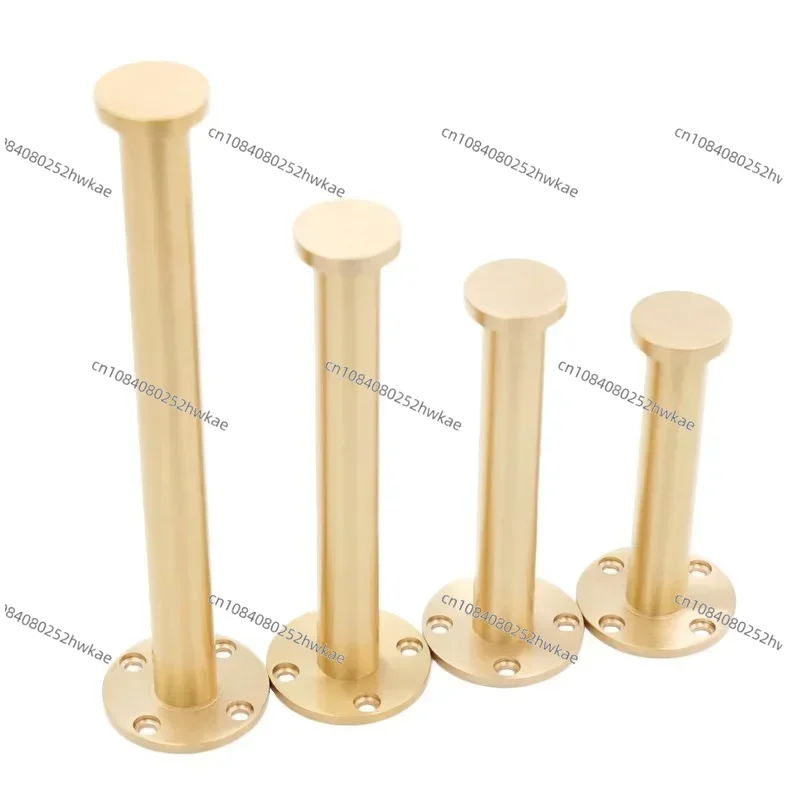 Hot Sale 4PCS/Lot Brass Furniture Legs, 21cm, 16cm, 13cm, 11cm High, TV Cabinet Heightened Legs Tea Table Replacement Legs For C