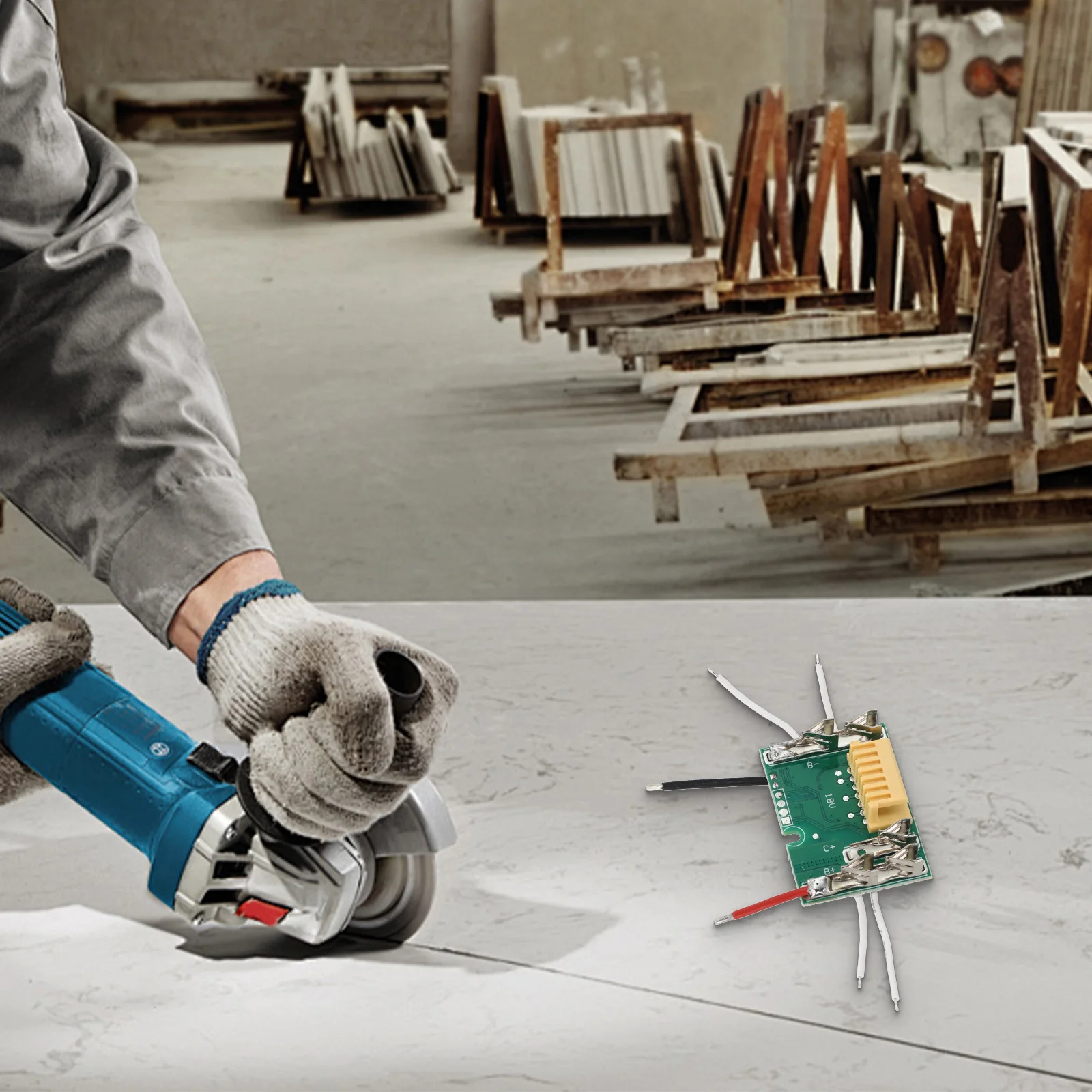 

Functional PCB Protection Board for 18V Lithium Batteries in Power Tools Prevents Overcharge and Short Circuits