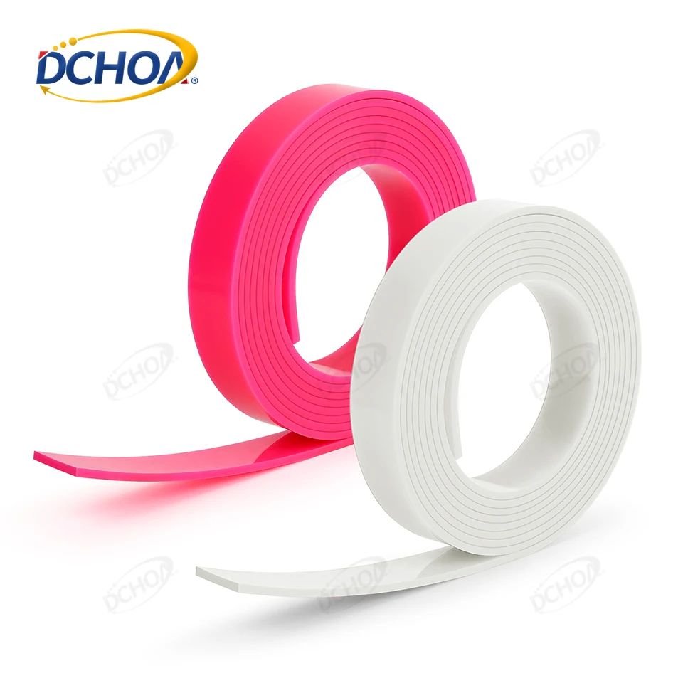 DCHOA 300cm Vinyl Film car wrap Squeegee refill Turbo Blade Tube Rubber Squeegee Blade Water Wiper Scraper Window Tint tools