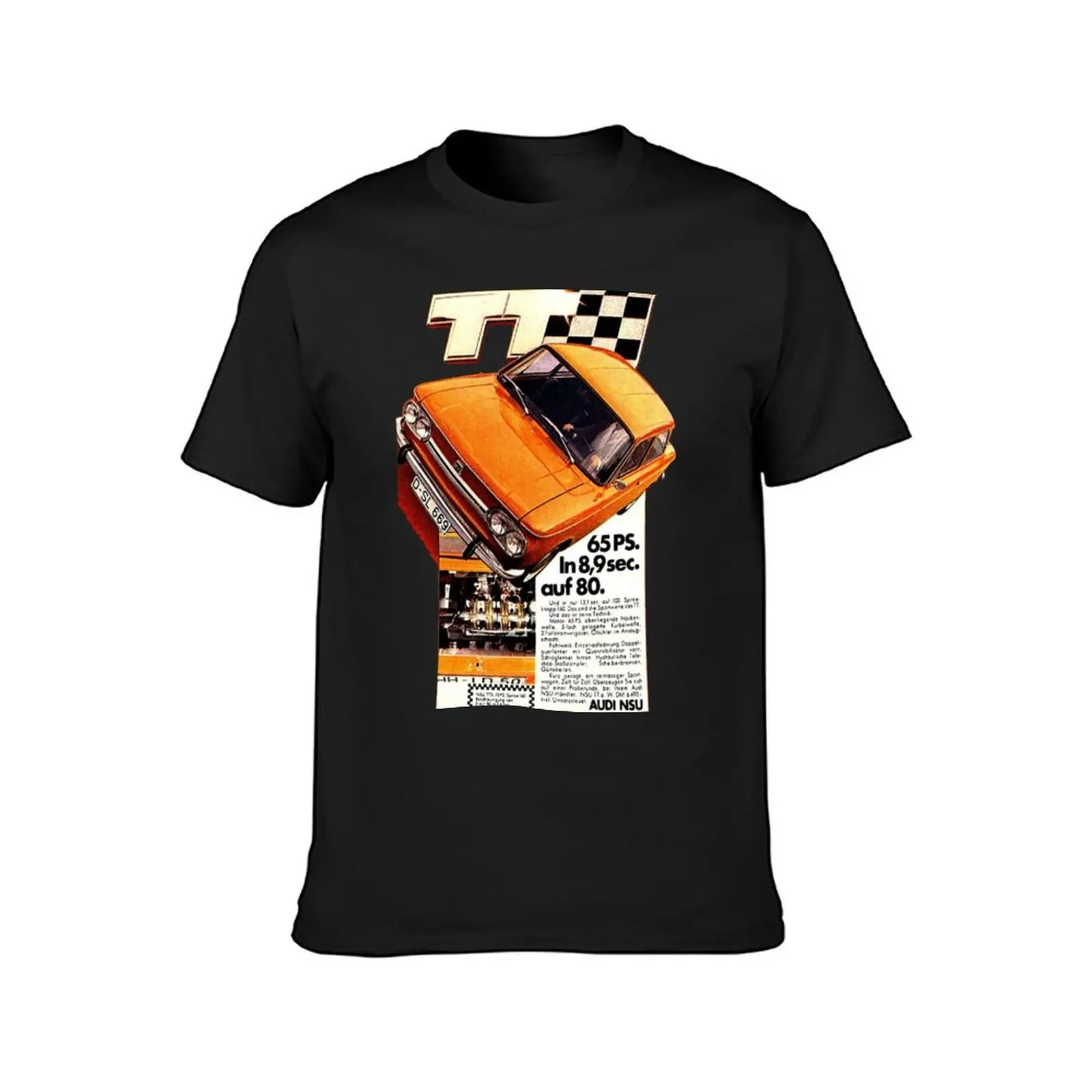 NSU PRINZ TT - ADVERT T-Shirt oversized summer clothes blanks t shirts for men cotton