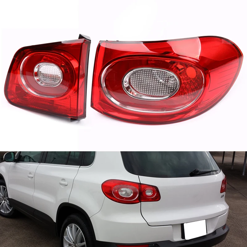 

Поп-автомобильный задний фонарь для Volkswagen Tiguan 2010 2011 2012, лампа заднего хода, противотуманная фара без лампы