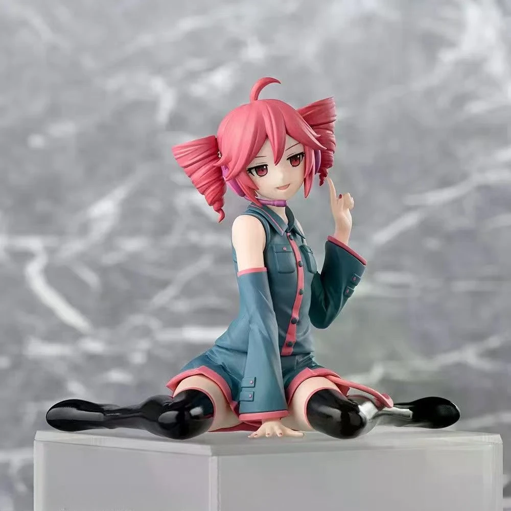 Kasane Teto Instant Noodle Pressing Figurine PVC Stand Figure Model Desktop Holder Display Ornament Collection Gift Statue Model