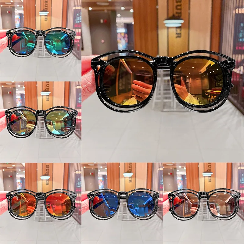 Retro Children Sunglasses Luxury Design Newborn Kids Outdoor Goggles Sun Glasses Shades Infant Baby Boys Girls Eyewear