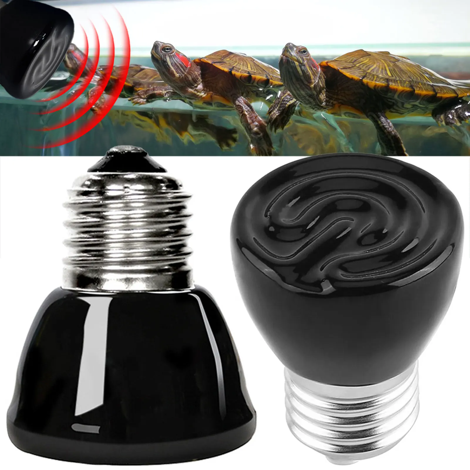 

50W 110V Infrared Ceramic Heat Emitter Bulb Professional Infrared Ceramic Heat Emitter For Reptile Pet