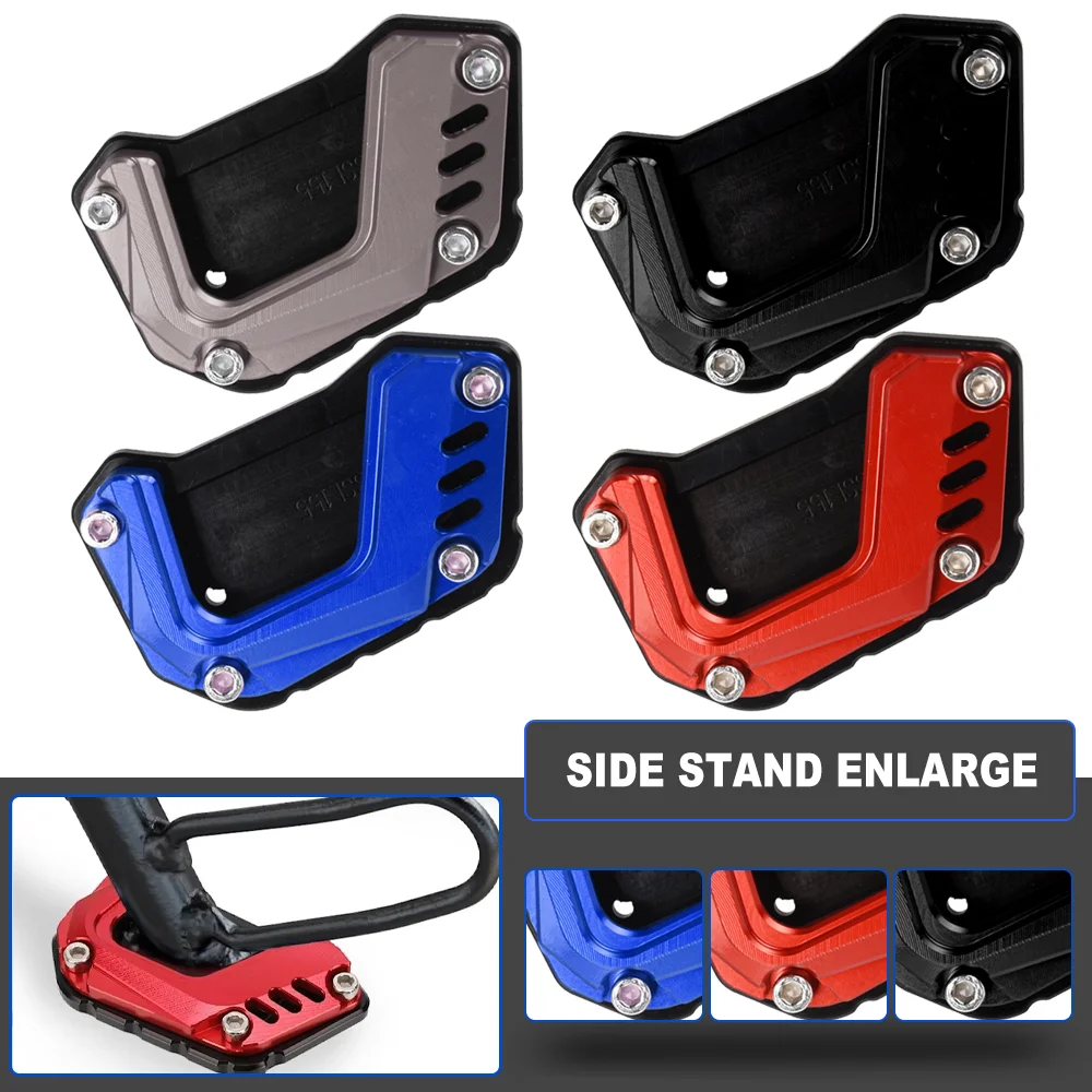 

Motorcycle CNC Aluminium Accessory Foot Side Stand Enlarge Kickstand Extension Pad Shelf For Peugeot DJango 150 2021 2022 2023