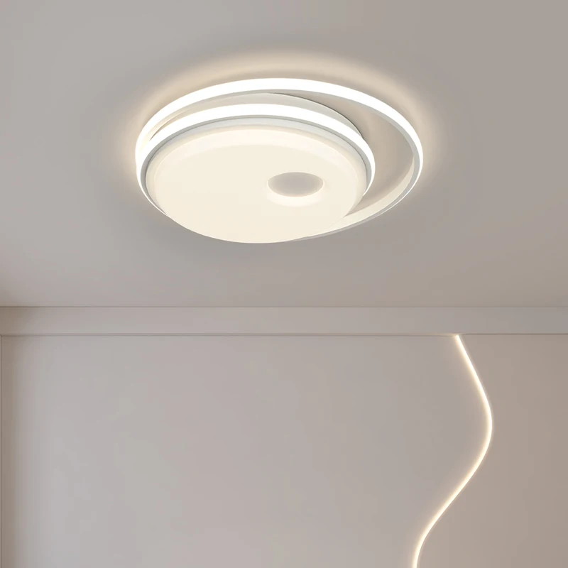 Modern Minimalist LED Ceiling Lamp Bedroom Matte Ceiling Lamp Living Room Lighting Moon Surface Decoration Lamps