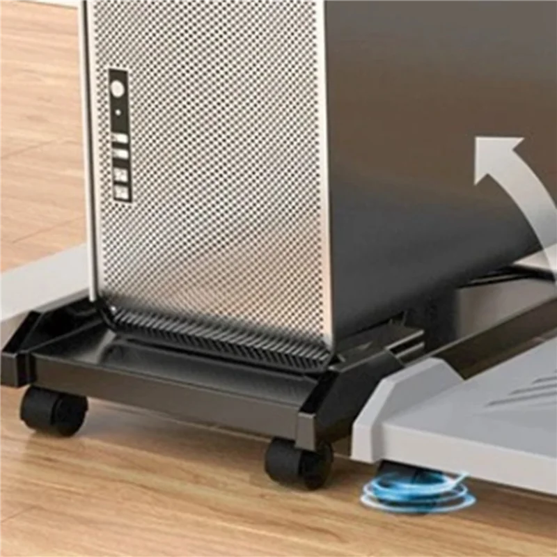 Computer Tower Stand Adjustable Mobile CPU Stand Most For Most PC Computer Under Desk Holder