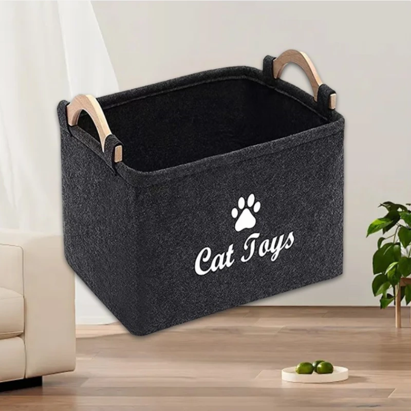 صندوق تخزين ألعاب الحيوانات الأليفة، صندوق ألعاب الحيوانات الأليفة، صندوق ألعاب الكلب، صندوق سلة تخزين - مثالي لتنظيم الحيوانات الأليفة