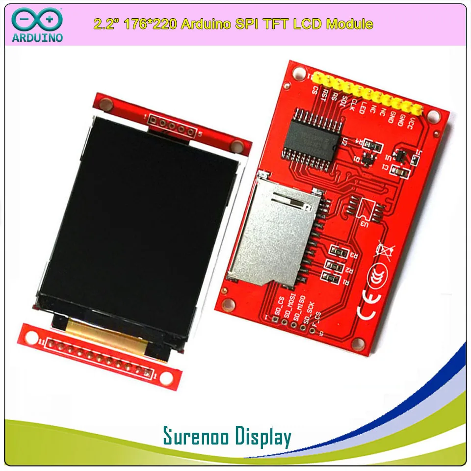 Imagem -06 - Polegadas Série Spi Tft Lcd Display Módulo Tela St7735s Ili9225g Placa de Acionamento para Arduino Uno Mega2560 Stm32 1.441.82.0-2.2