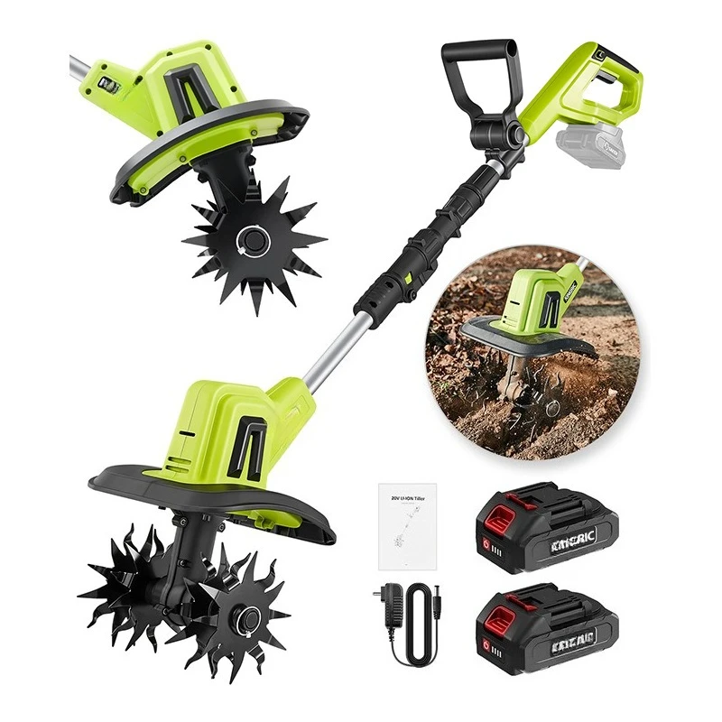 

Handheld micro-tiller, electric lithium battery scarifier, agricultural tiller